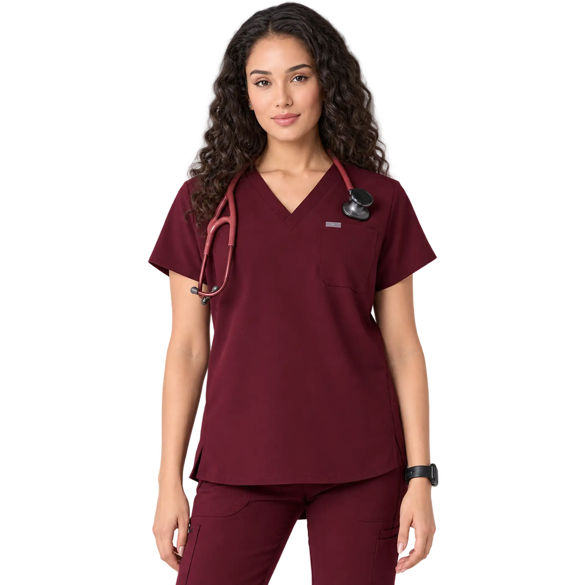 Women's Addison Oversized Tunic Scrub Top