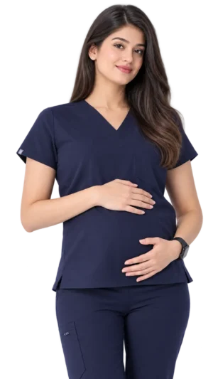 Women's Catarina Maternity Scrub Top