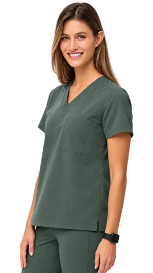 Women's Wide-Leg Scrub Set – Multiple Colors