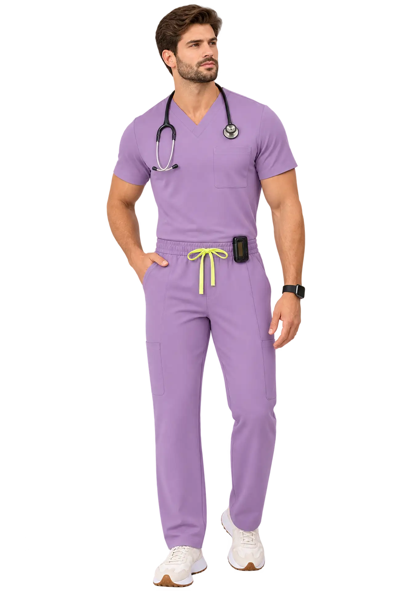 Men Vernon Straight-Leg Scrub Pants - Image 1